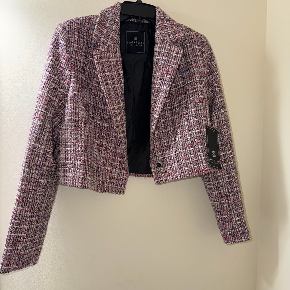 BAGATELLE CROPPED TWEED BLAZERS